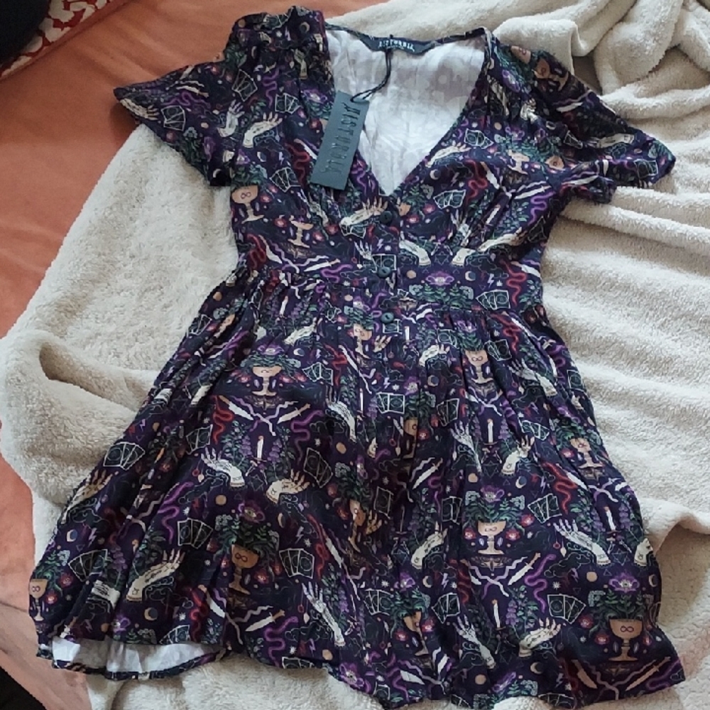 Disturbia "Modern Mystic" Mini Skater Dress